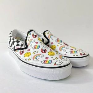 Vans x Flour Shop Classic Slip-on Icons Checkerboard Sneakers